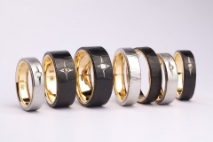 Material: Stahl blank und geschwärzt / Gold / Diamant.