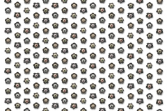 Material: Gold / Silber / Eisen / Diamant / Rubin / grüner Granat.