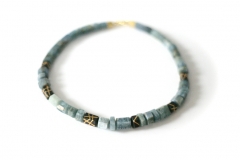 Material: Feingold tauschiert / Eisen / Gold.