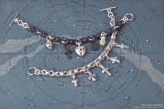 Material: Eisen / Stahl / Silber / Granat.