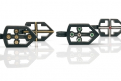 Material: Eisen / Silber / Gold / Diamant / Rubin / grüner Granat.