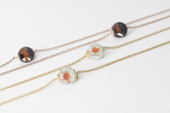 Double-chain: Glas/ Gold